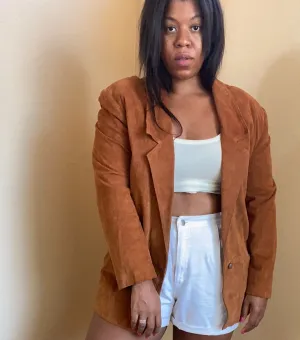 Copper Suede Blazer