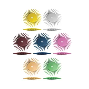 Dedeco Sunburst 7/8" Unmounted Knife Edge Radial Bristle Discs