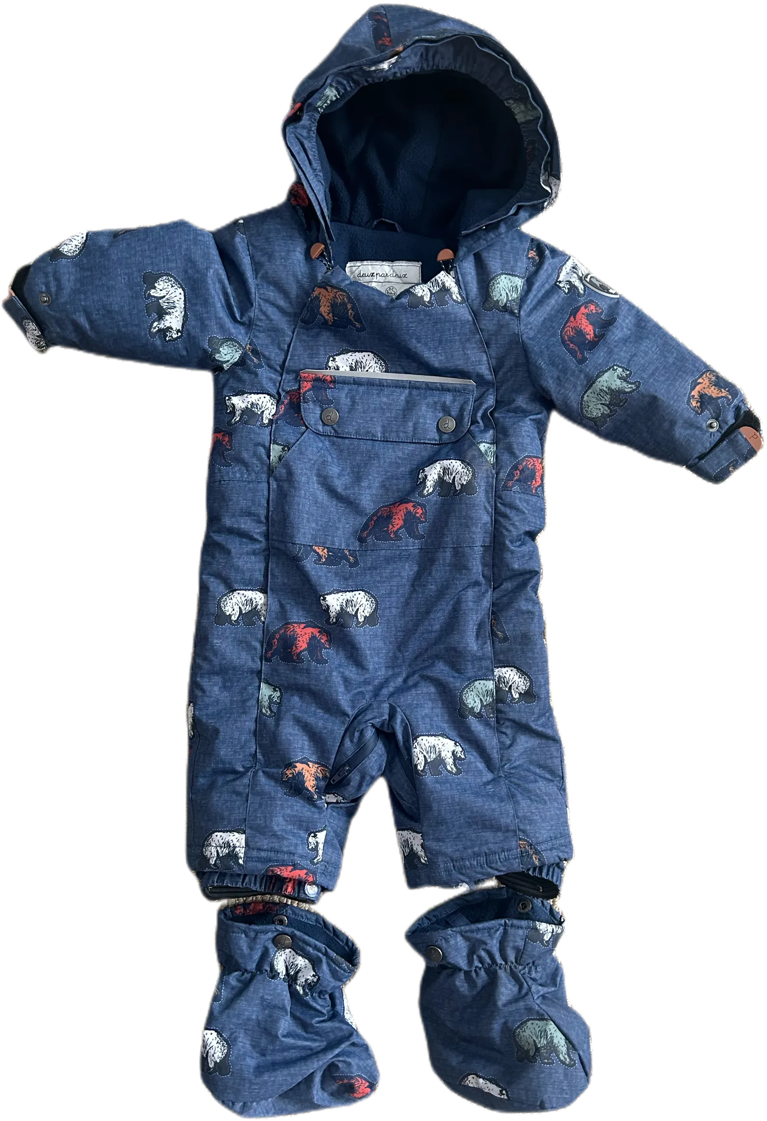 Deux par Deux snowsuit size 9m