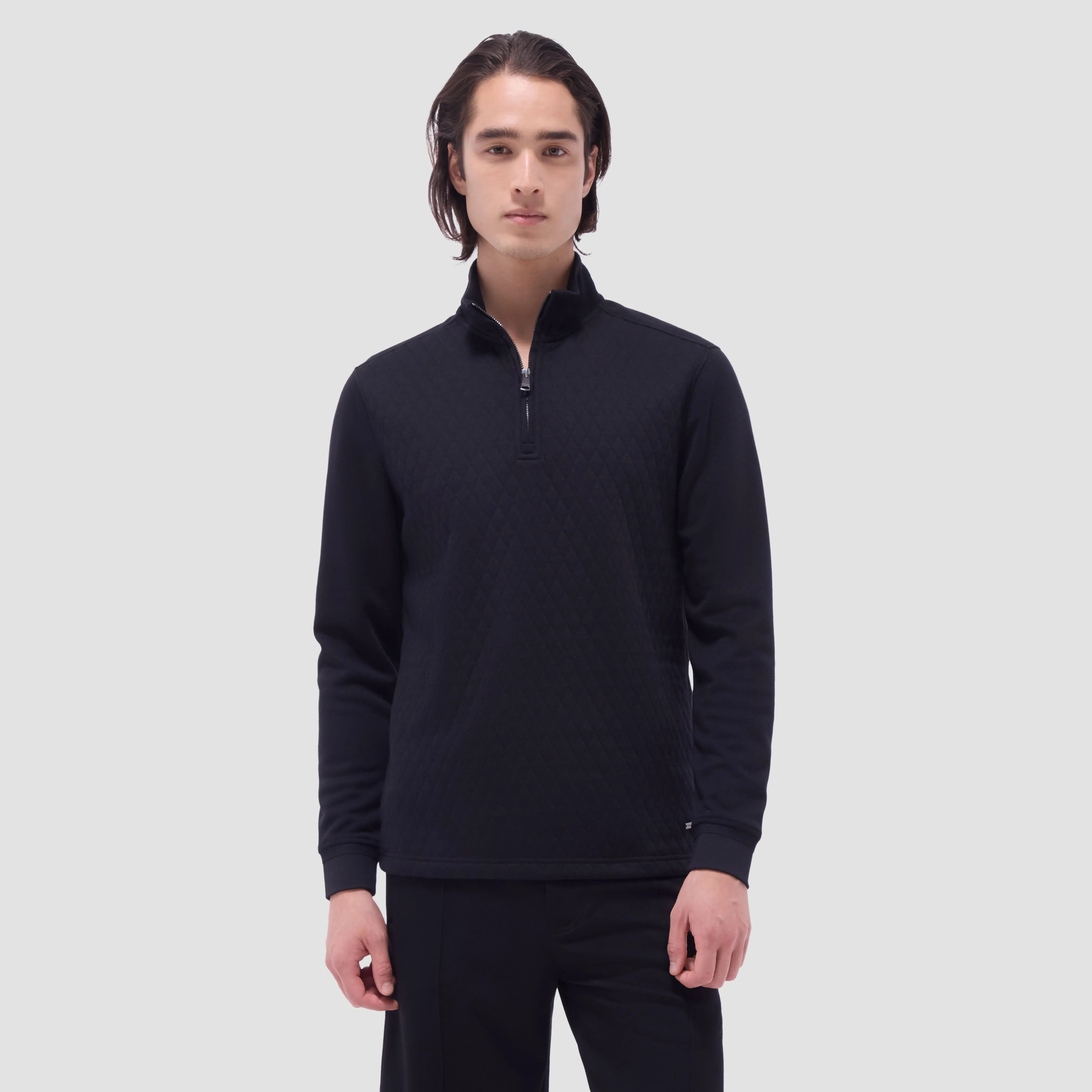 Diamond Quilt Performance Quarter-Zip Pullover