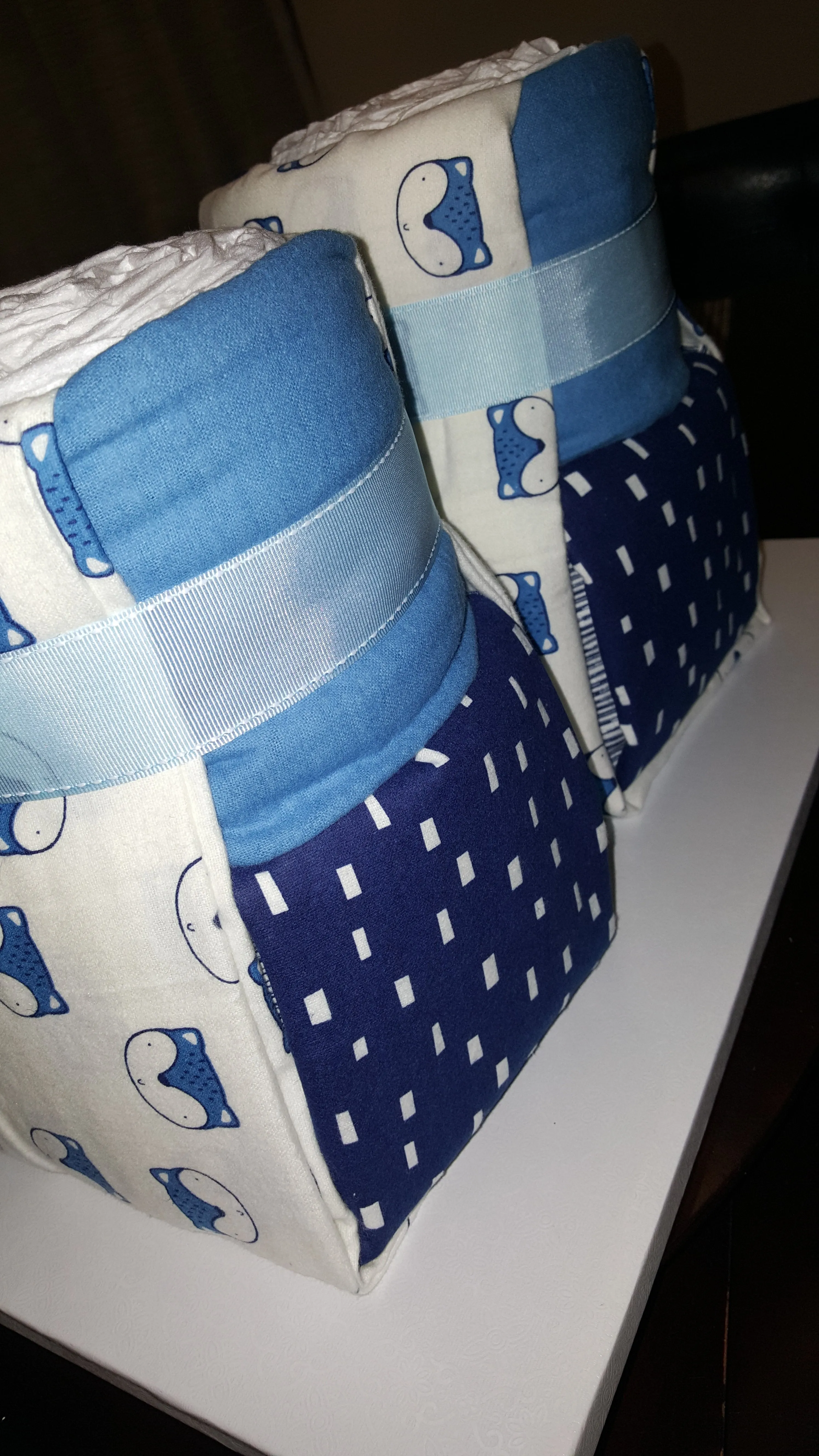 Diaper Cake - Baby Booties (Boy)