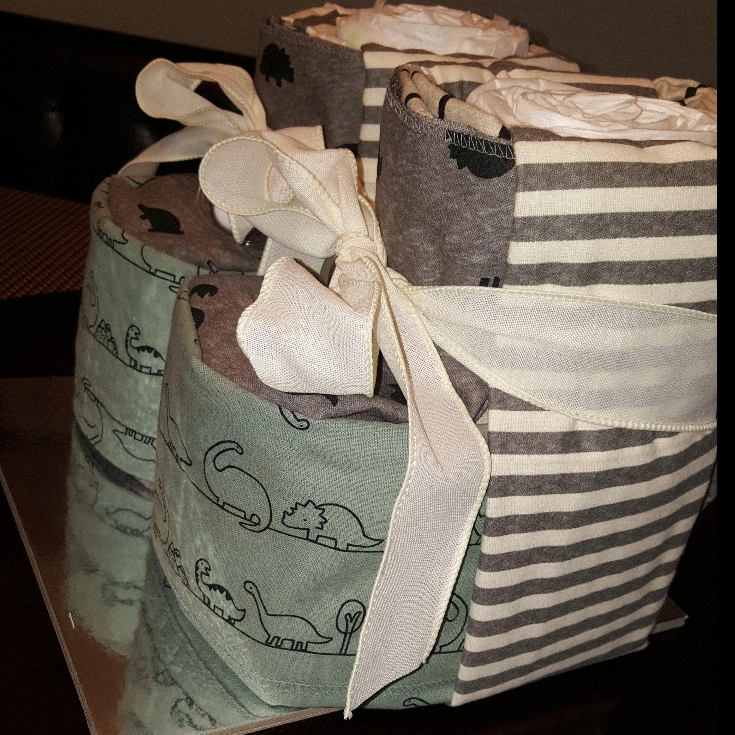 Diaper Cake - Baby Booties (Boy)