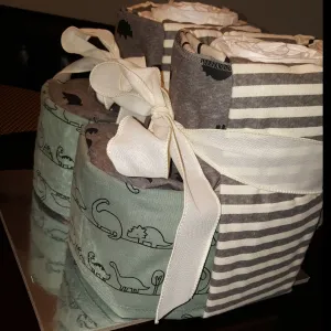 Diaper Cake - Baby Booties (Boy)