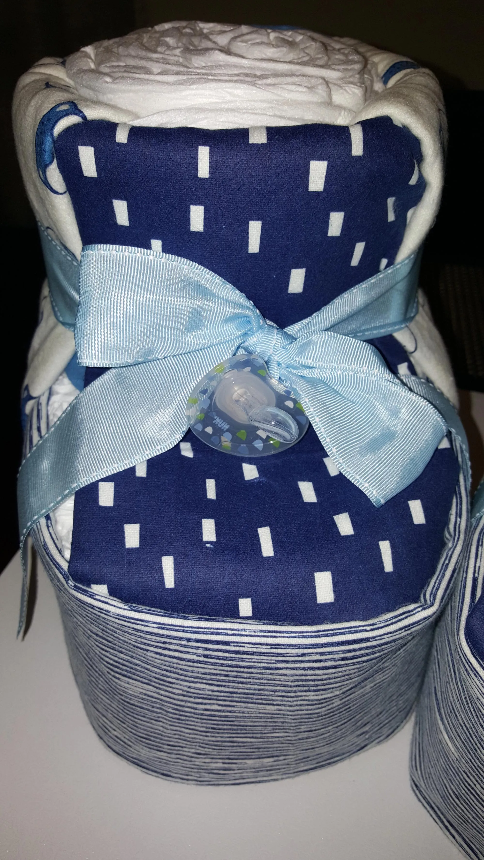 Diaper Cake - Baby Booties (Boy)