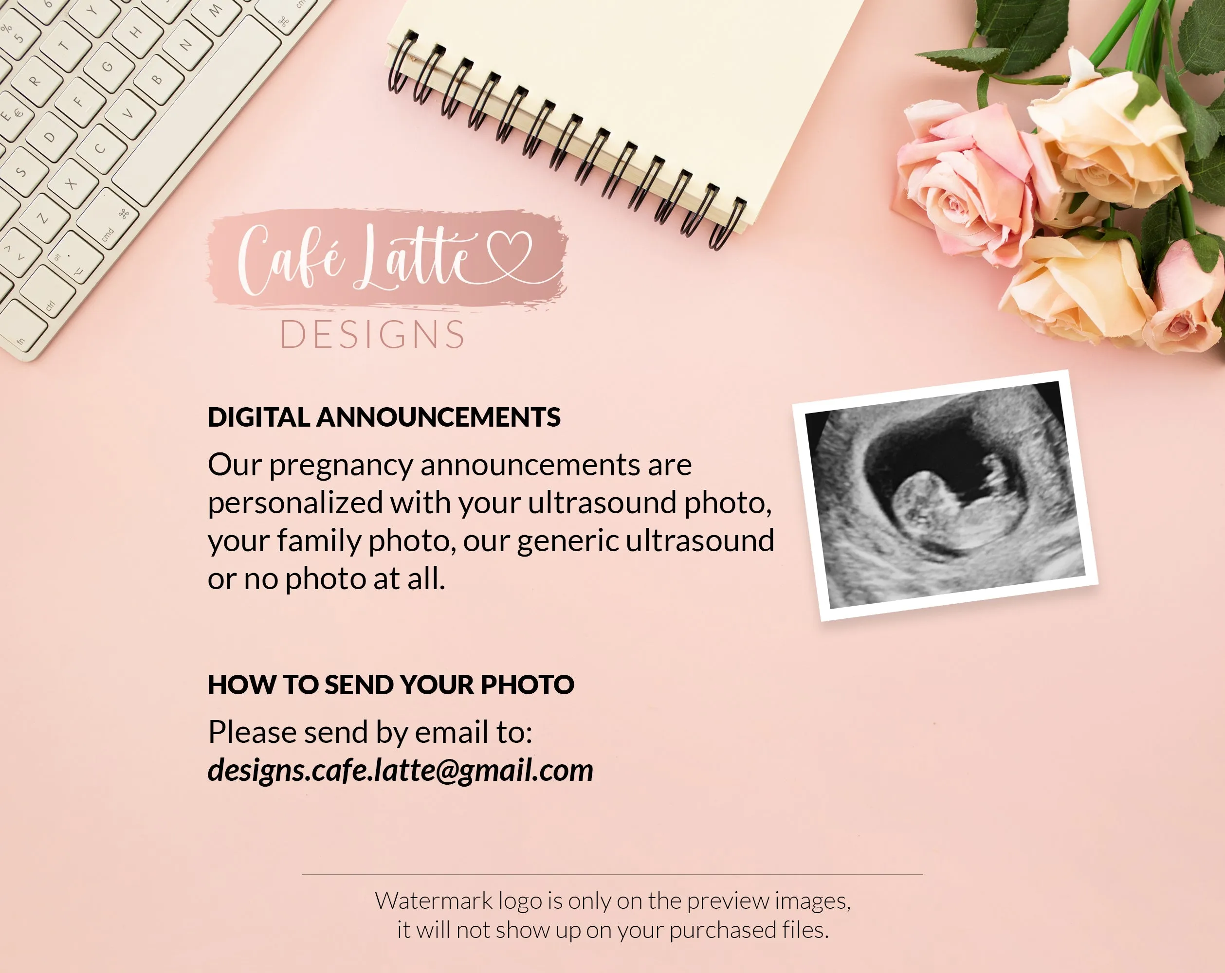 Digital Christmas Pregnancy Announcement Social Media, Family Growing By One Heart Two Feet, One More Reason to be Merry, Santa Winter Baby