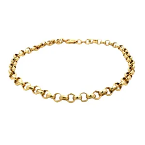 Estate 7" Rolo Bracelet in 14K Yellow Gold