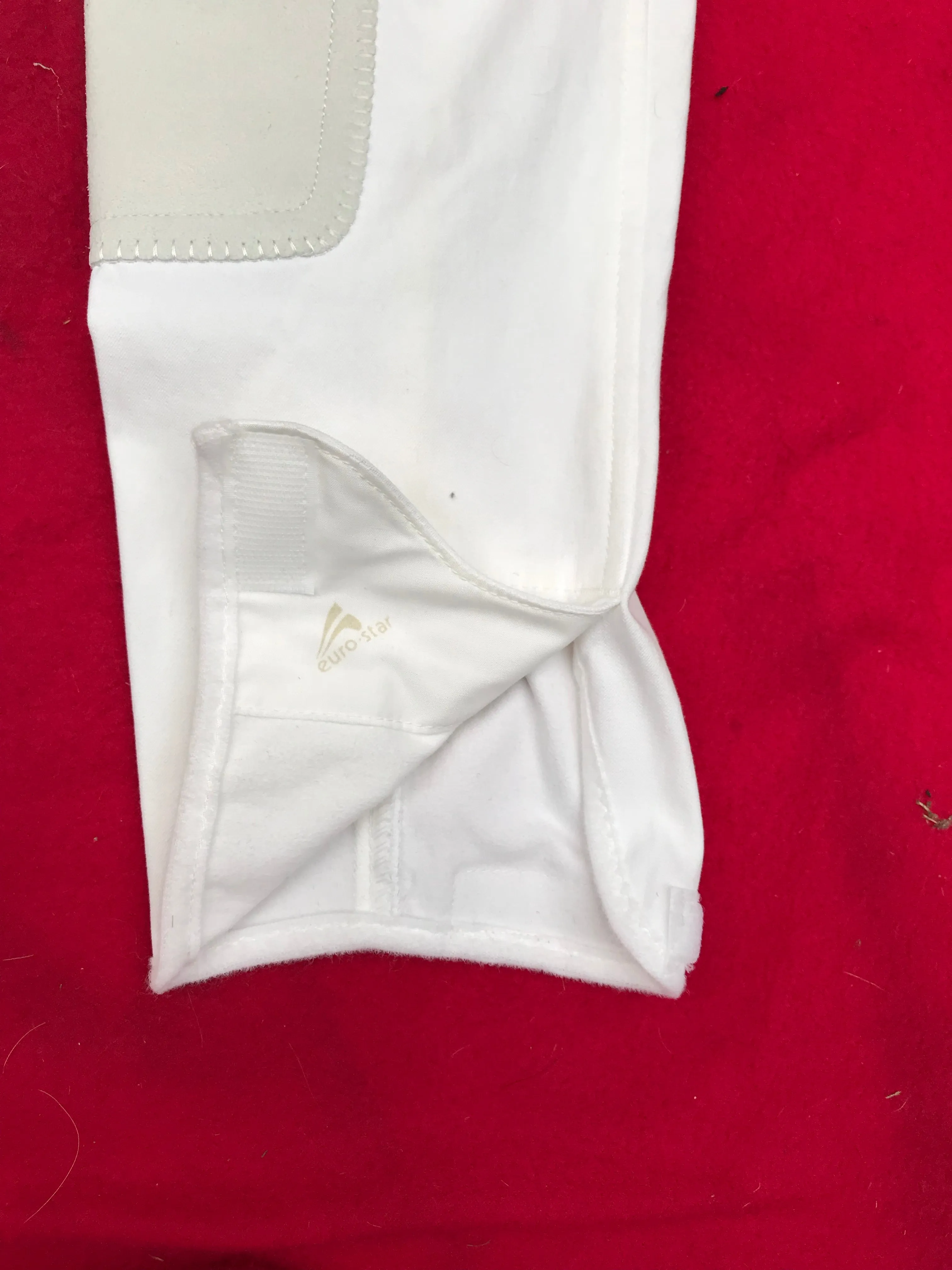 Euro star white breeches size 6 (24) regular leg FREE POSTAGE