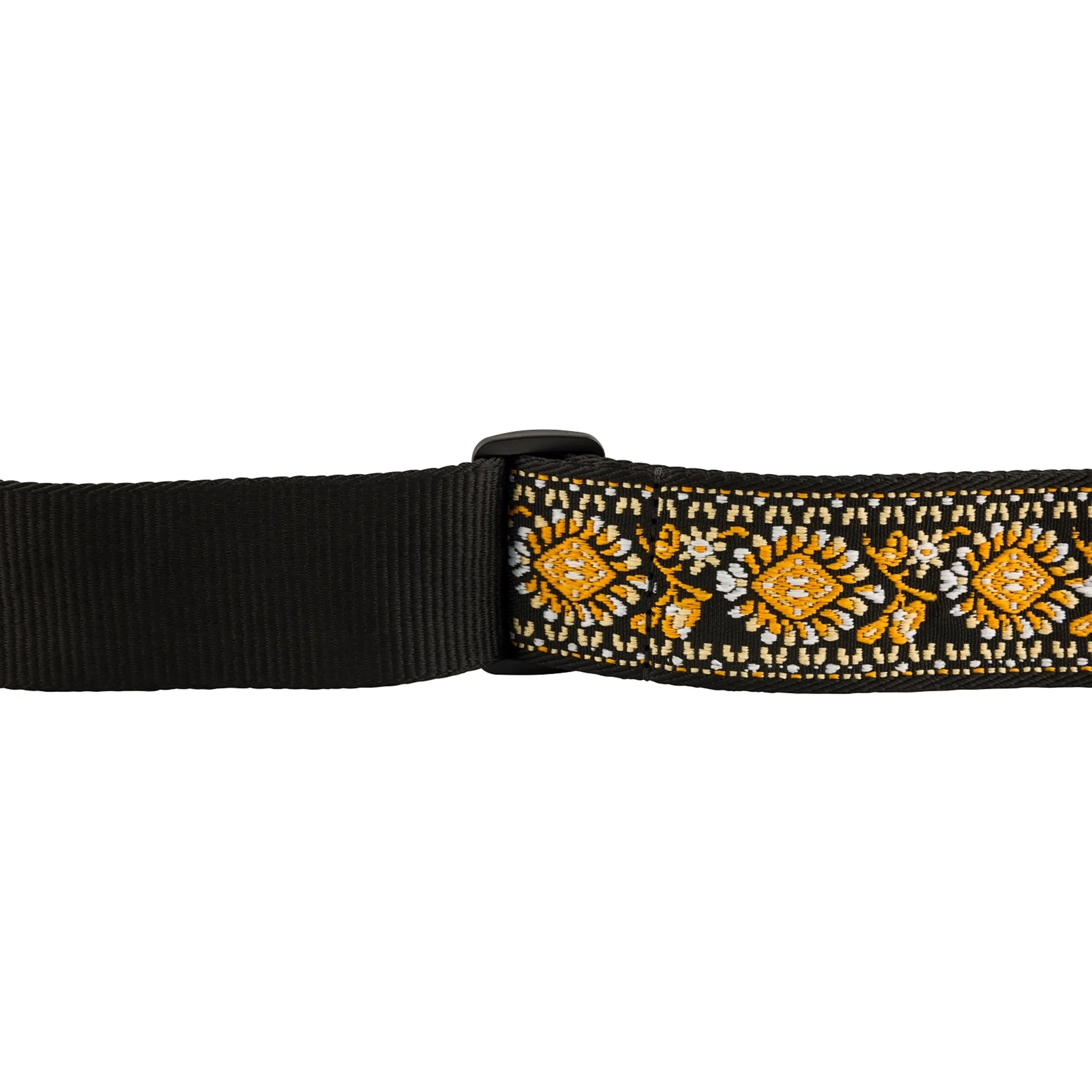 Fender Pasadena Woven Guitar Strap, Yellow Lotus
