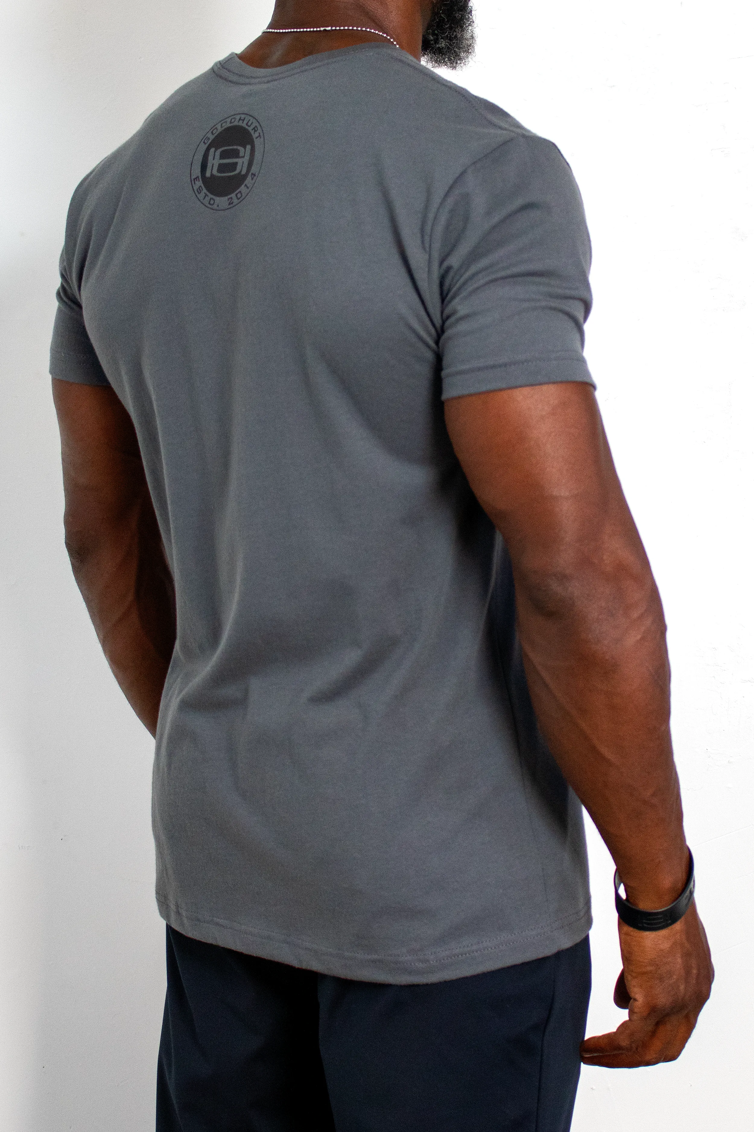 Fitted "Lift Heavy Shit" Crew Neck Tee