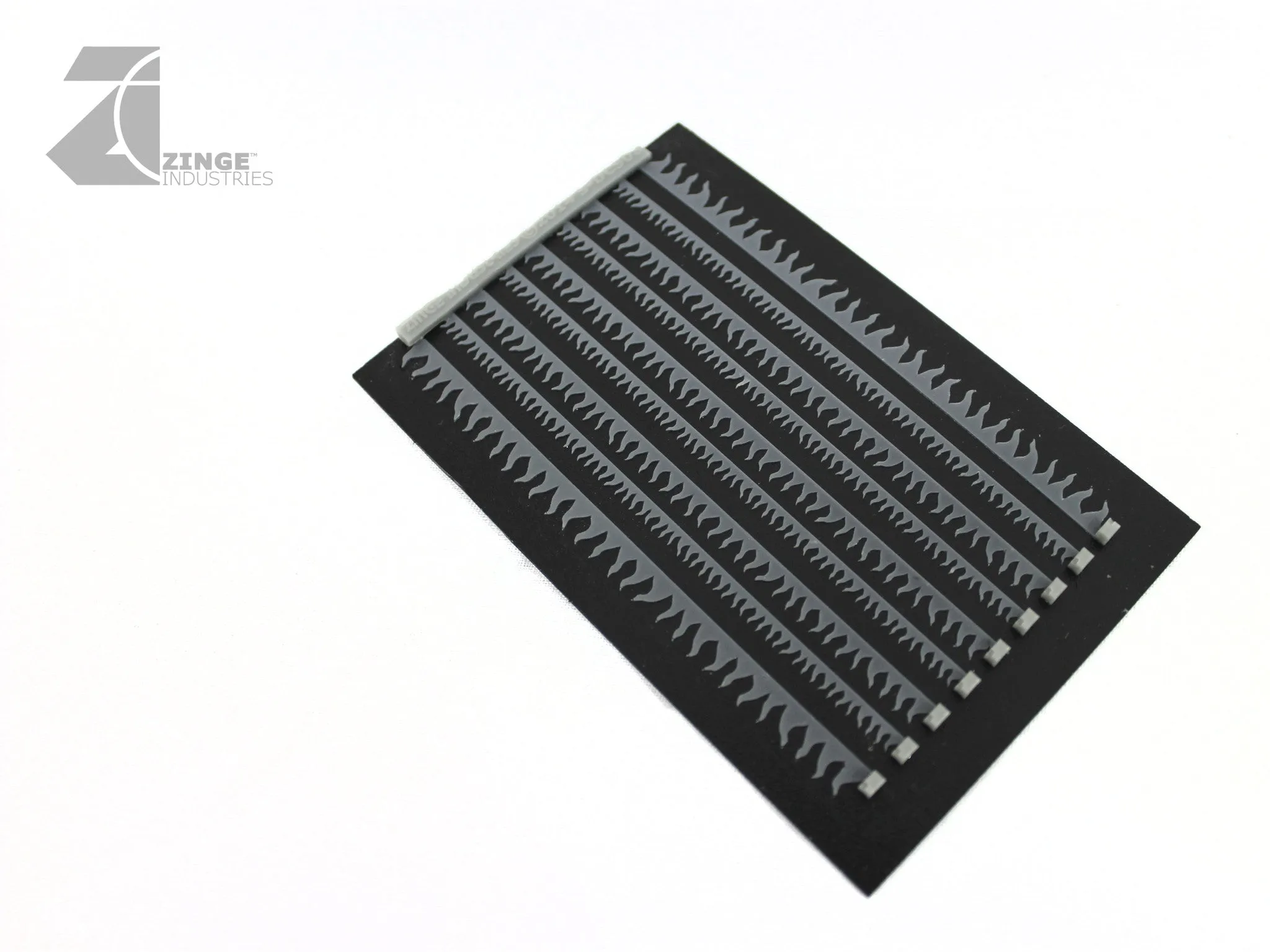 Flexible Decal Strips Flames Small & Large - Sprue of 9