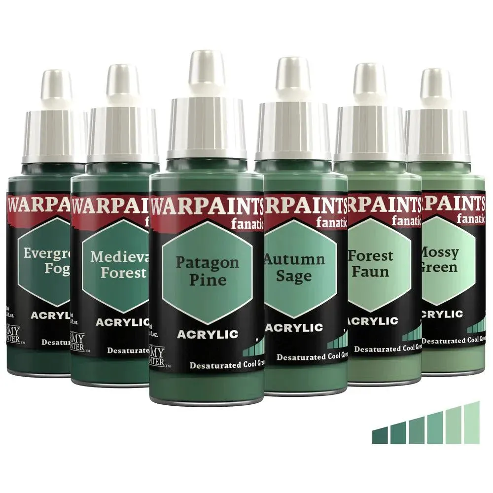 Flexible Triad: Desaturated Cool Greens (Warpaints Fanatic)