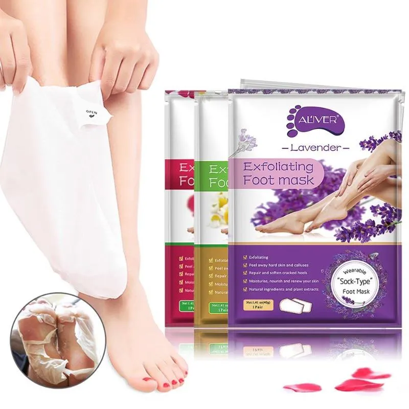 Foot Mask Exfoliating Renewal Pedicure Remove Dead Skin Heel Socks Peeling Foot Care