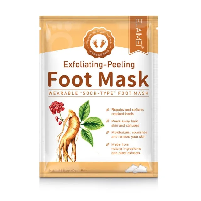 Foot Mask Exfoliating Renewal Pedicure Remove Dead Skin Heel Socks Peeling Foot Care