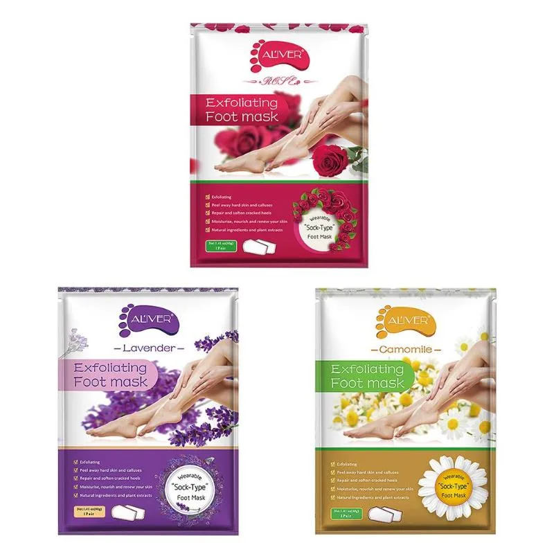 Foot Mask Exfoliating Renewal Pedicure Remove Dead Skin Heel Socks Peeling Foot Care