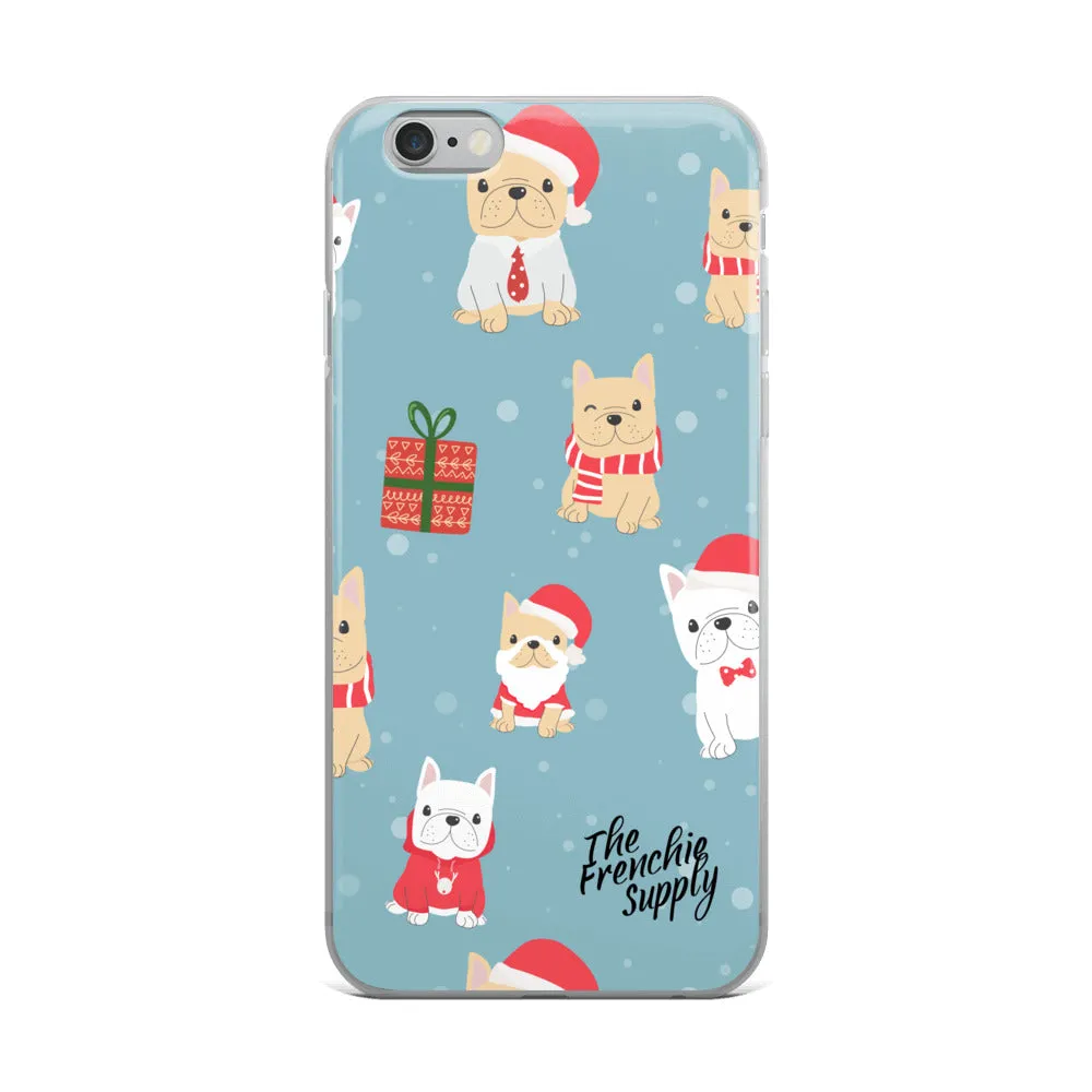 Frenchie iPhone Case - Holiday Fun