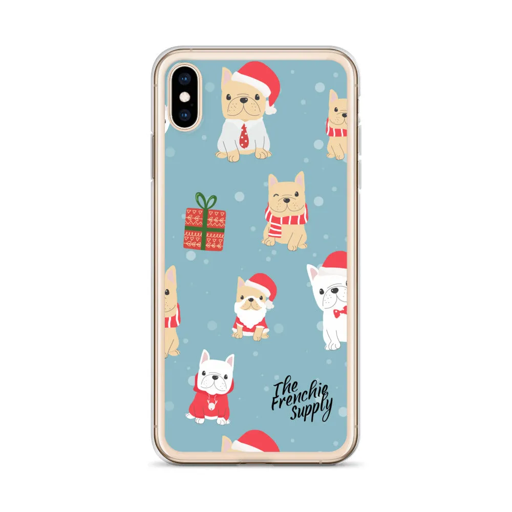 Frenchie iPhone Case - Holiday Fun