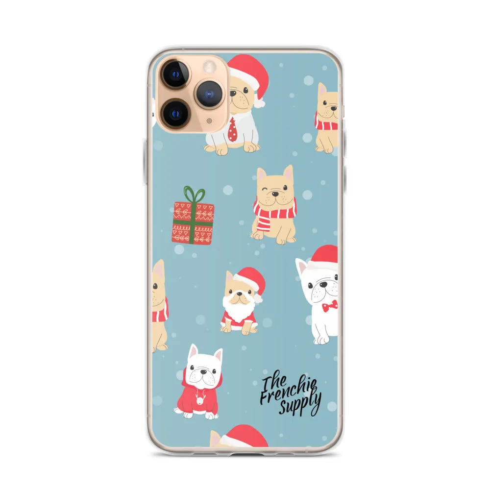 Frenchie iPhone Case - Holiday Fun