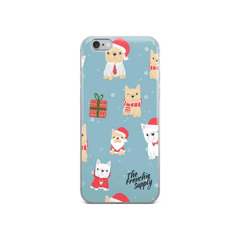 Frenchie iPhone Case - Holiday Fun