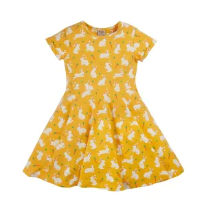 Frugi Spring Skater Dress Drs228bha Hop Along