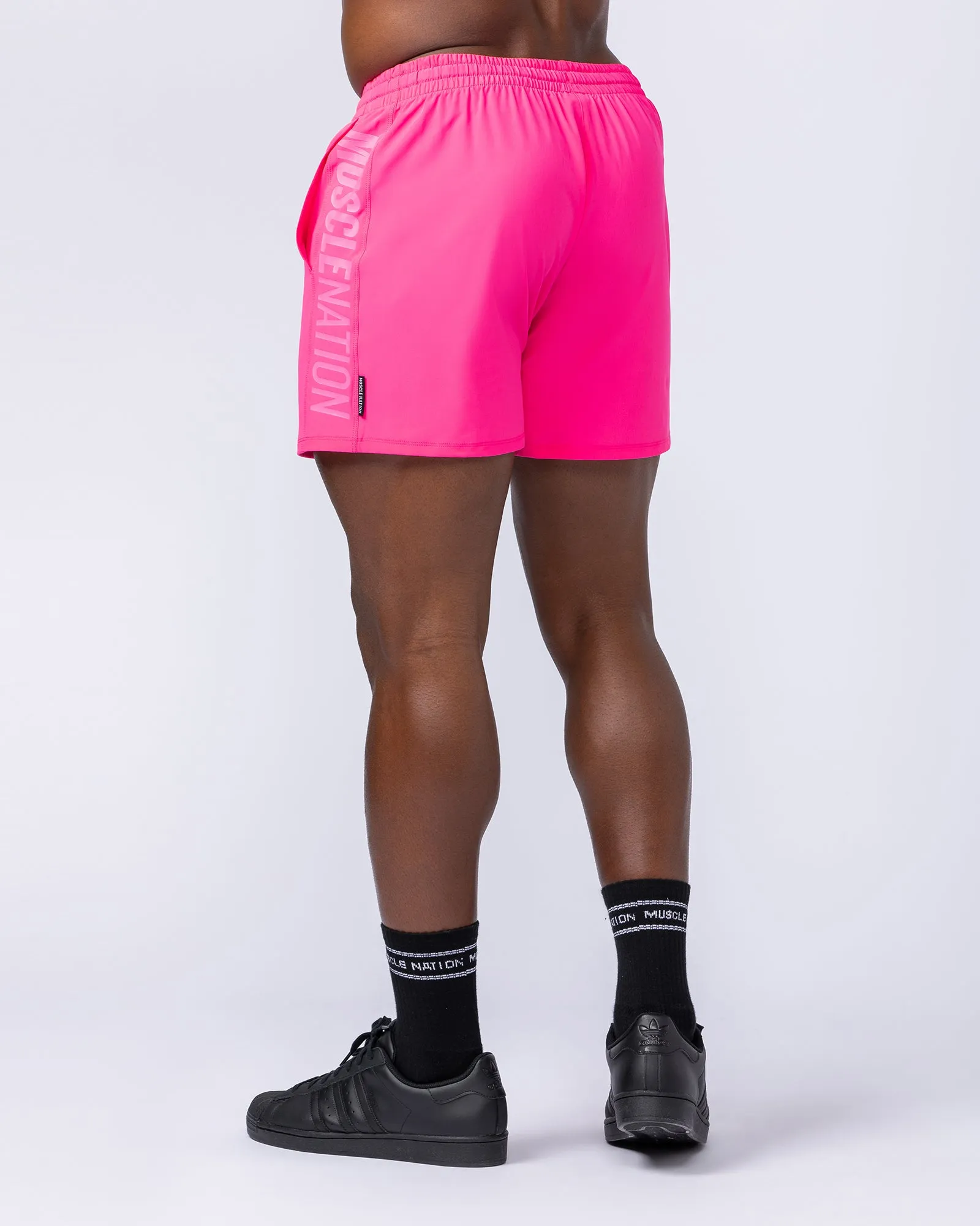 Function 4" Shorts - Bright Pink
