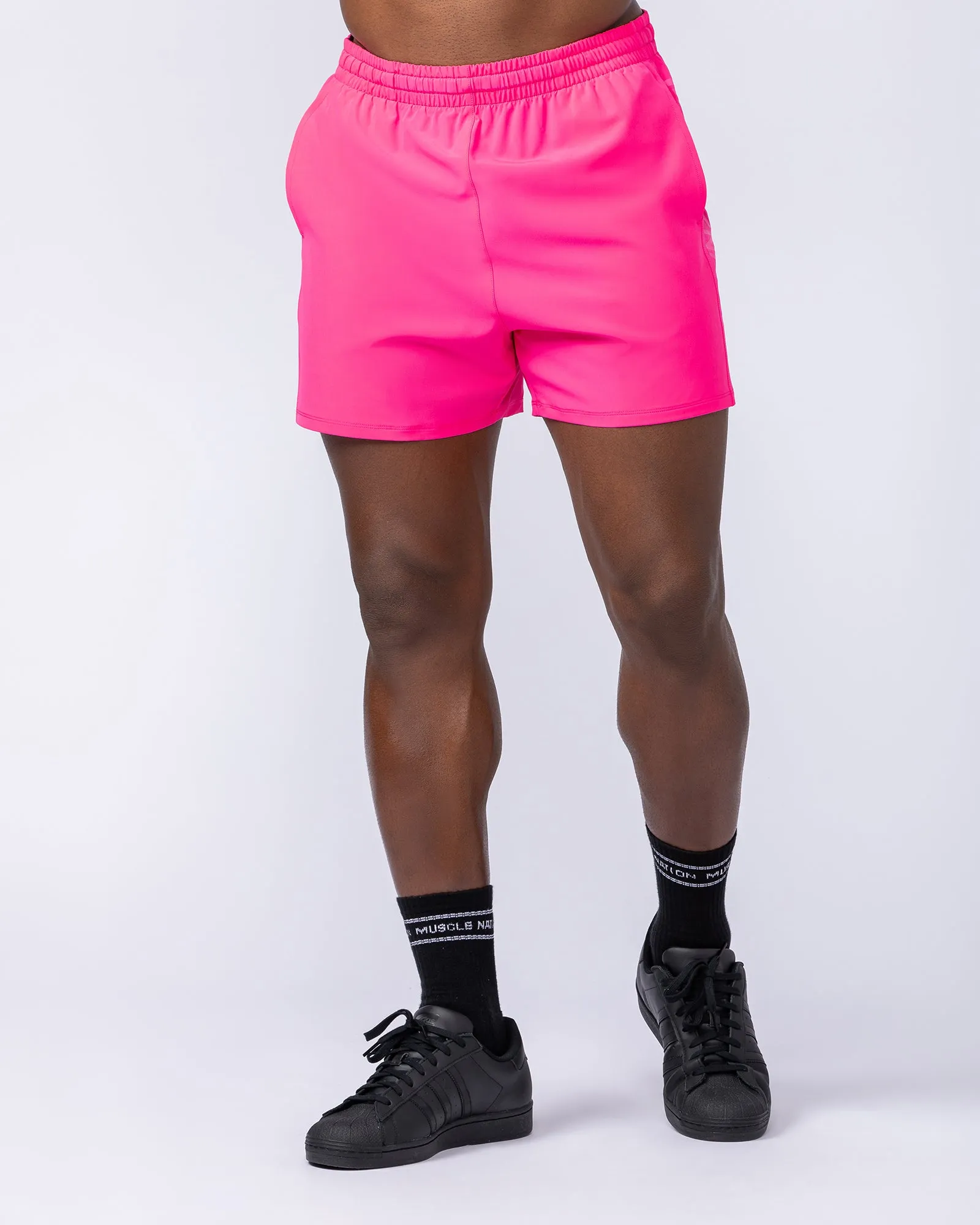 Function 4" Shorts - Bright Pink