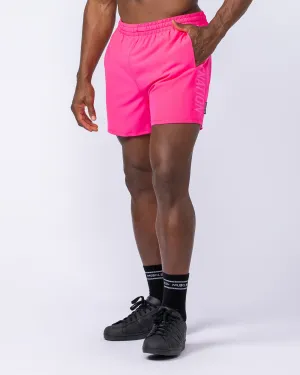 Function 4" Shorts - Bright Pink