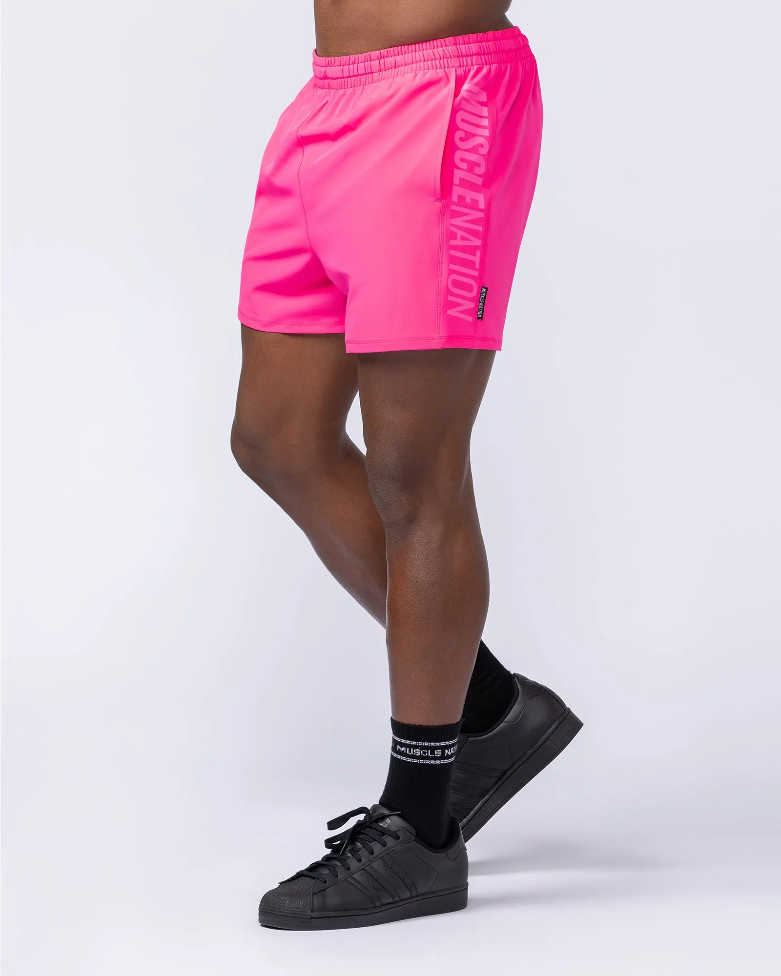 Function 4" Shorts - Bright Pink