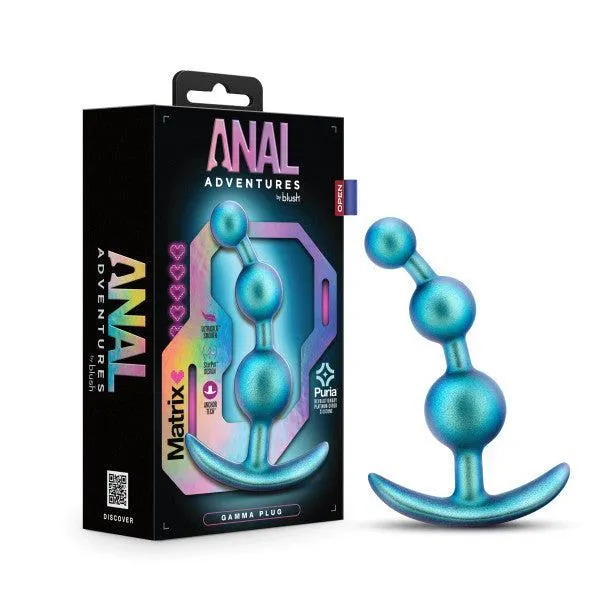 Gamma Silicone Anal Beads & Butt Plug