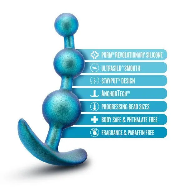 Gamma Silicone Anal Beads & Butt Plug
