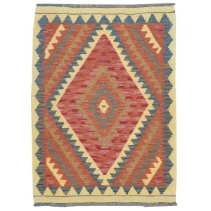 Hand-Woven Reversible Tribal Kilim Handmade Wool Rug (Size 2.2 X 3.0) Cwral-7956
