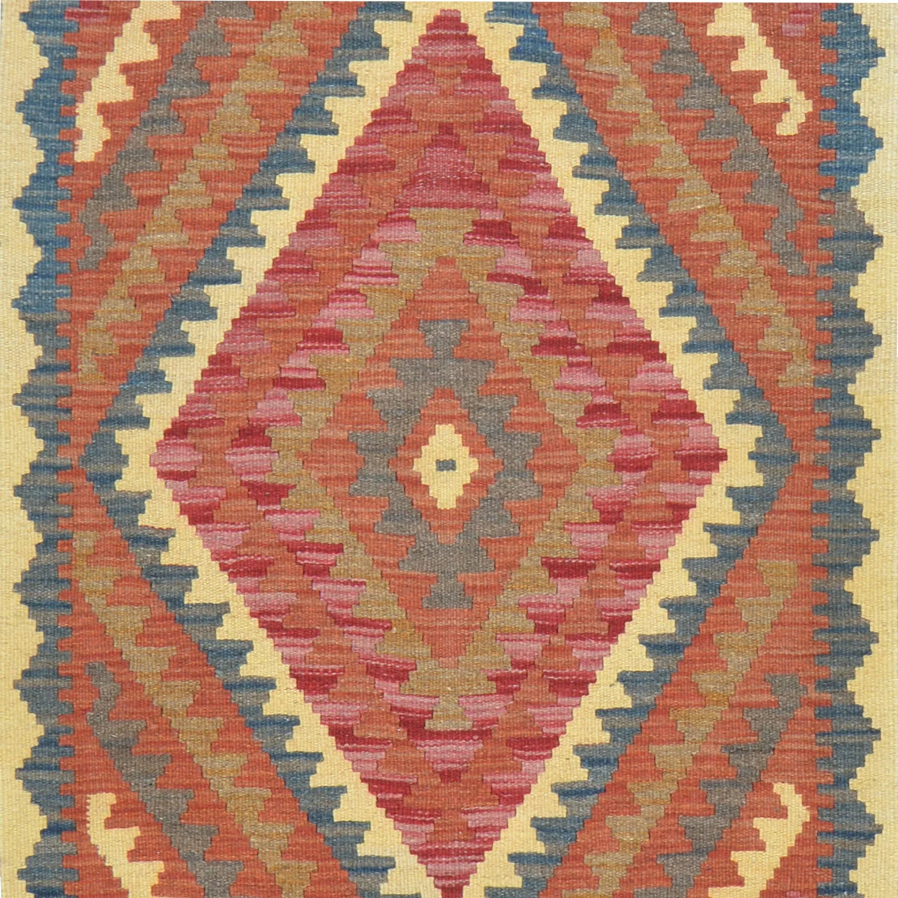 Hand-Woven Reversible Tribal Kilim Handmade Wool Rug (Size 2.2 X 3.0) Cwral-7956
