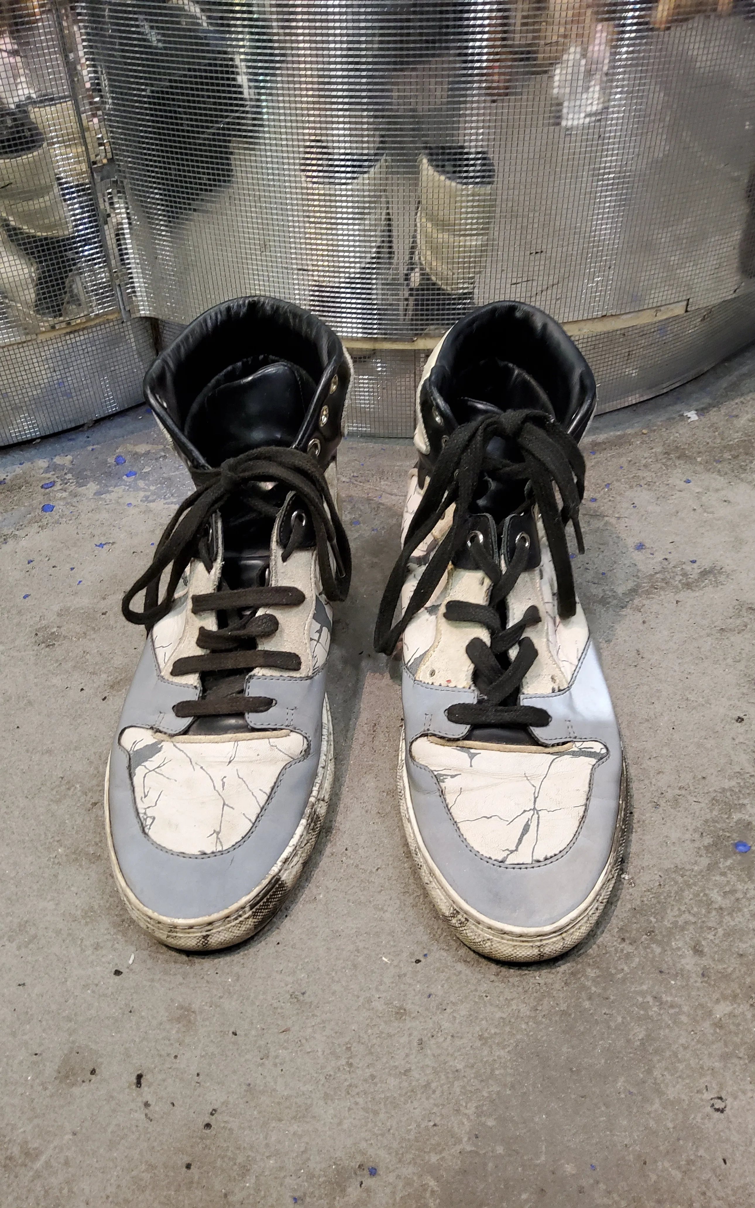 HIGH LEATHER SNEAKERS