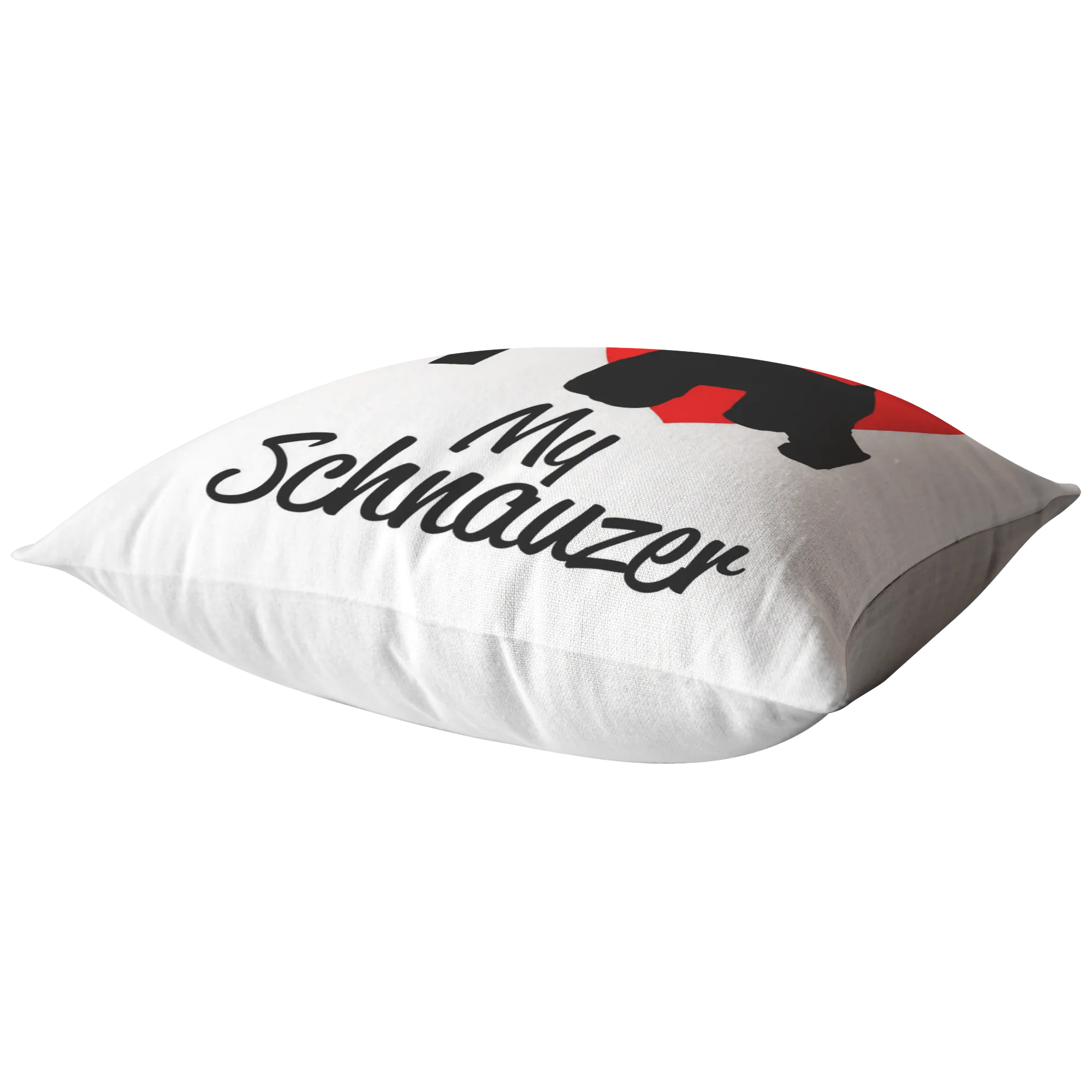 I Love My Schnauzer - Pillow