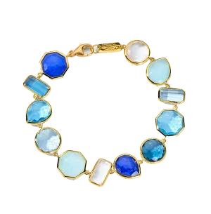 IPPOLITA Rock Candy Large Stone Flexible Bracelet in Mare