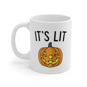 It's Lit Jack-O-Lantern Coffee Mug