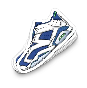 Jordan 6 Low "Ghost Green" Sneaker Sticker