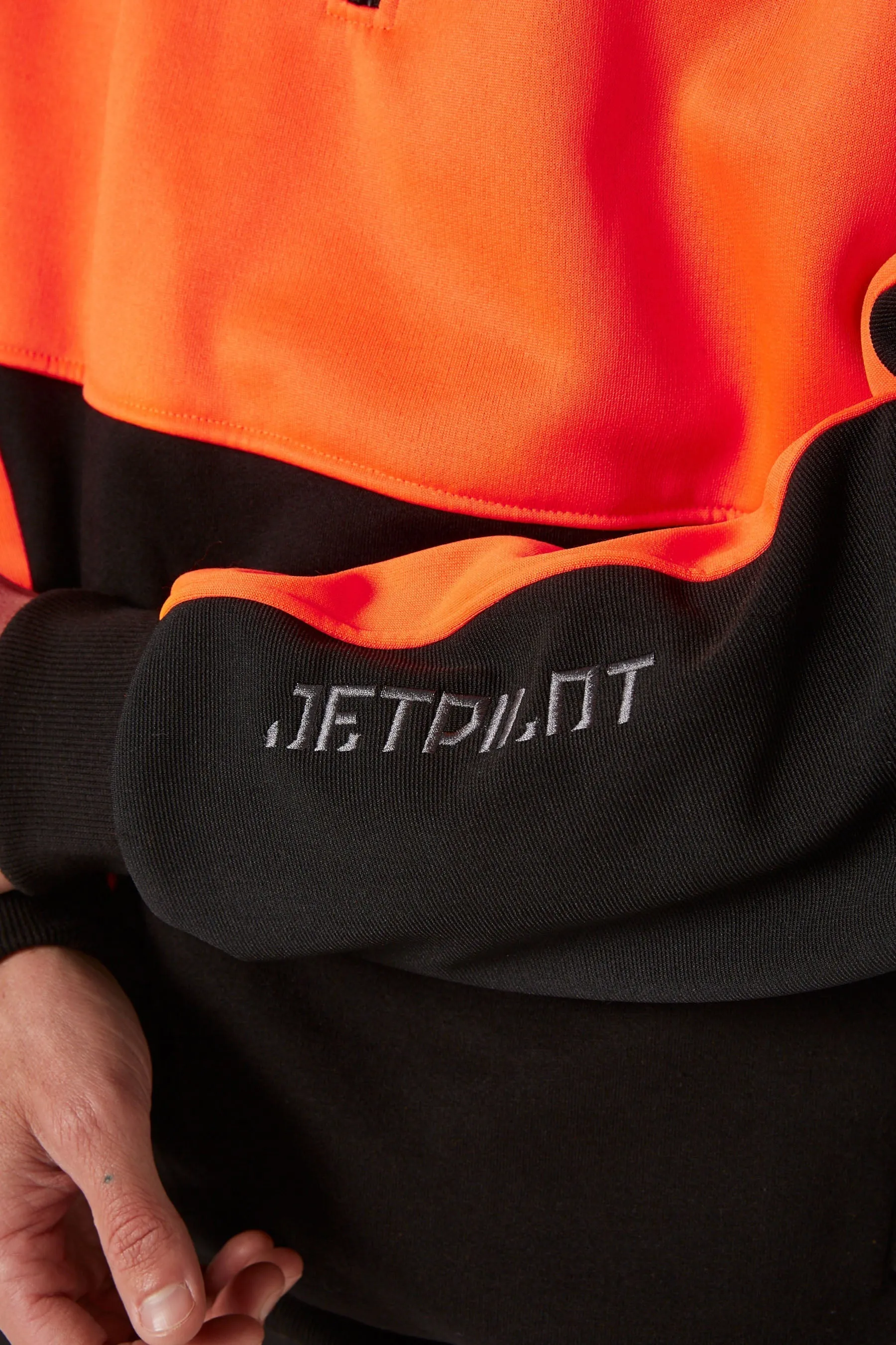 JP Leveled Mens 2.0 Pullover Hoodie - Hi-Vis Orange