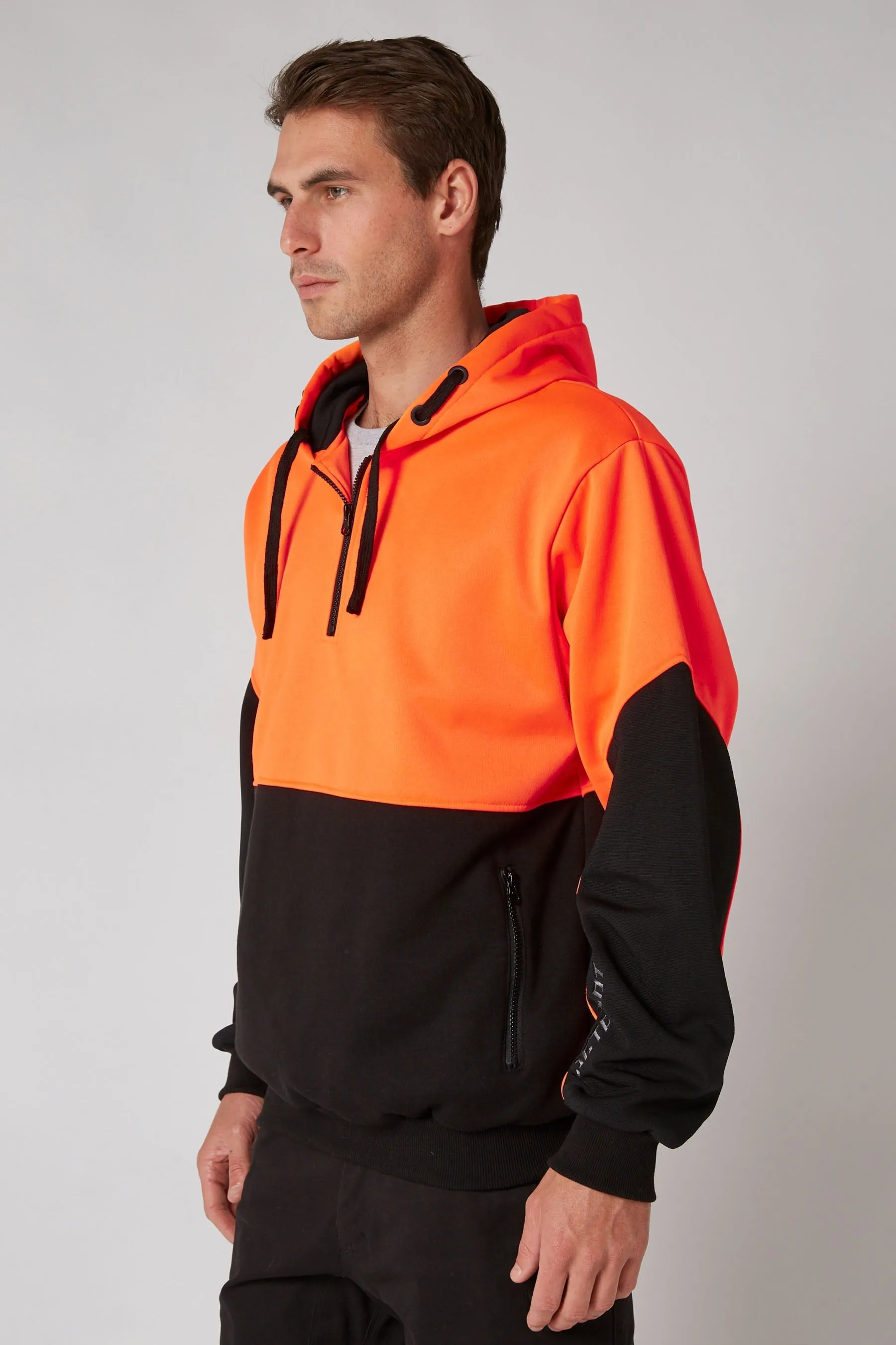 JP Leveled Mens 2.0 Pullover Hoodie - Hi-Vis Orange