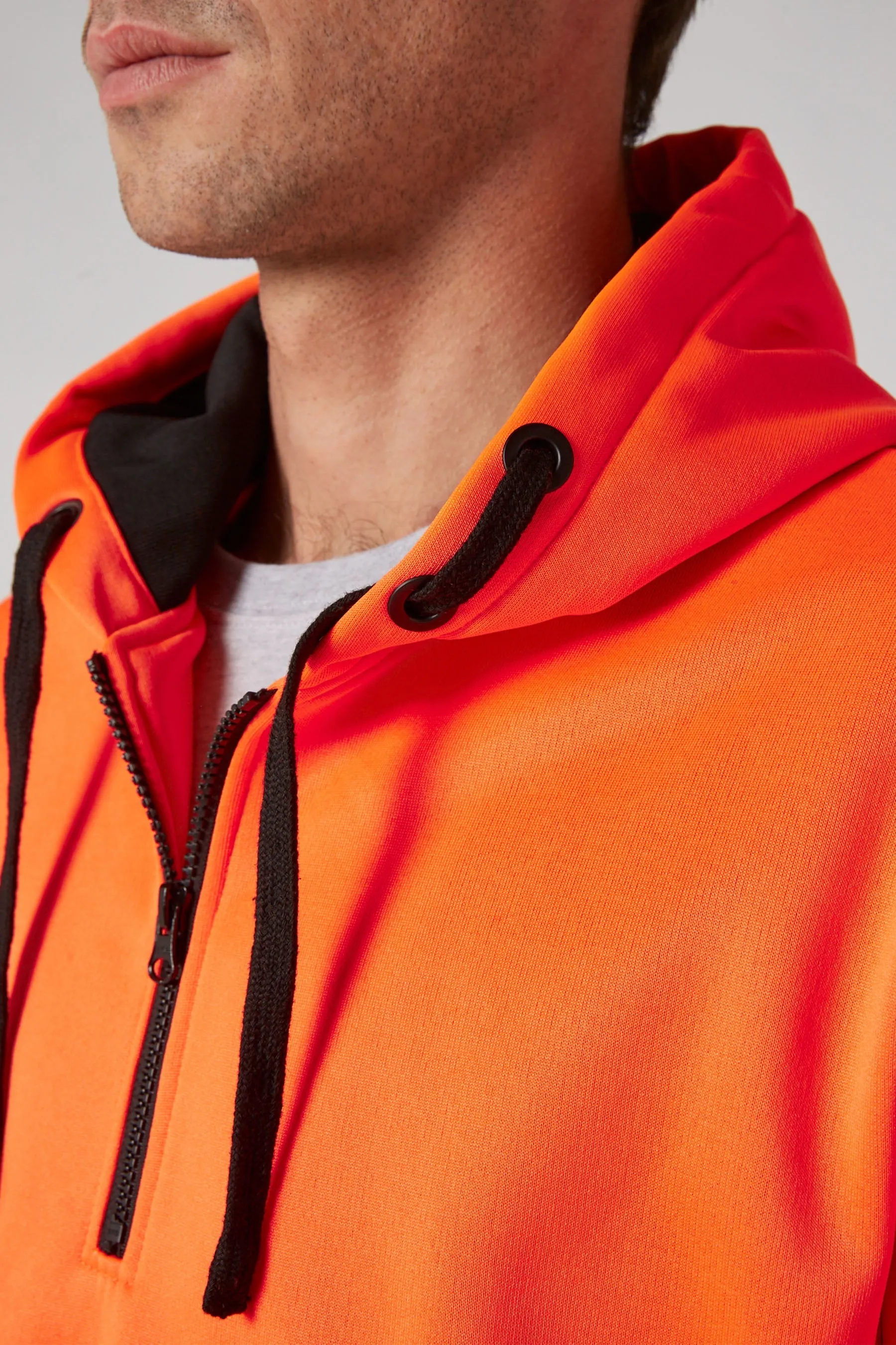 JP Leveled Mens 2.0 Pullover Hoodie - Hi-Vis Orange