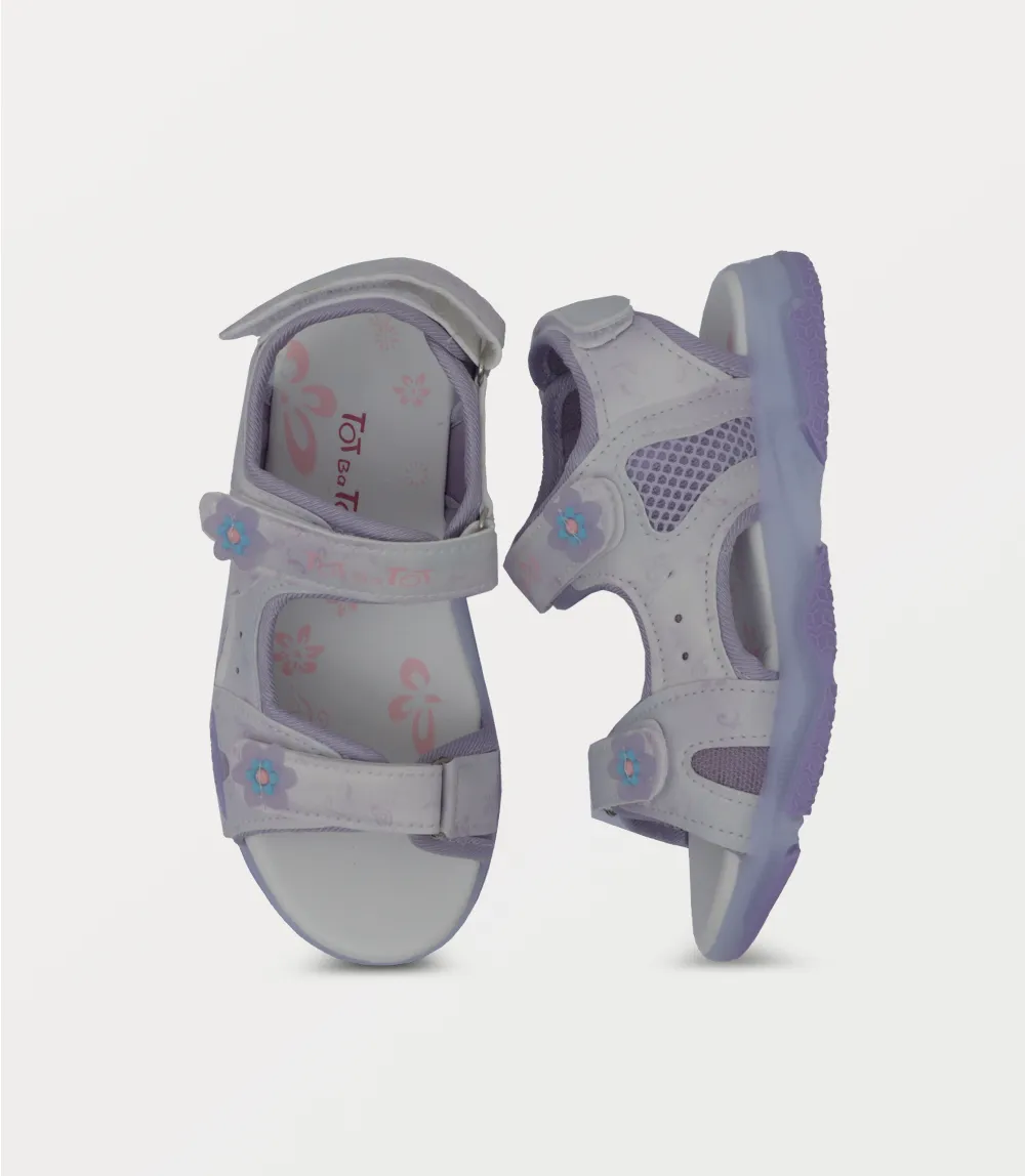 KG0220-LILAC-Girl Casual Sandal