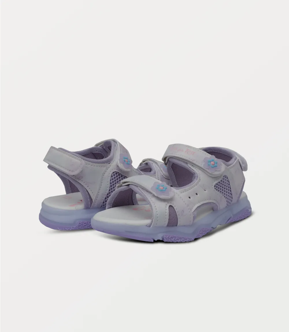 KG0220-LILAC-Girl Casual Sandal