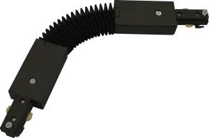 Knightsbridge TRKFC1BK 230V Single Circuit Track Flexible Connector - Black