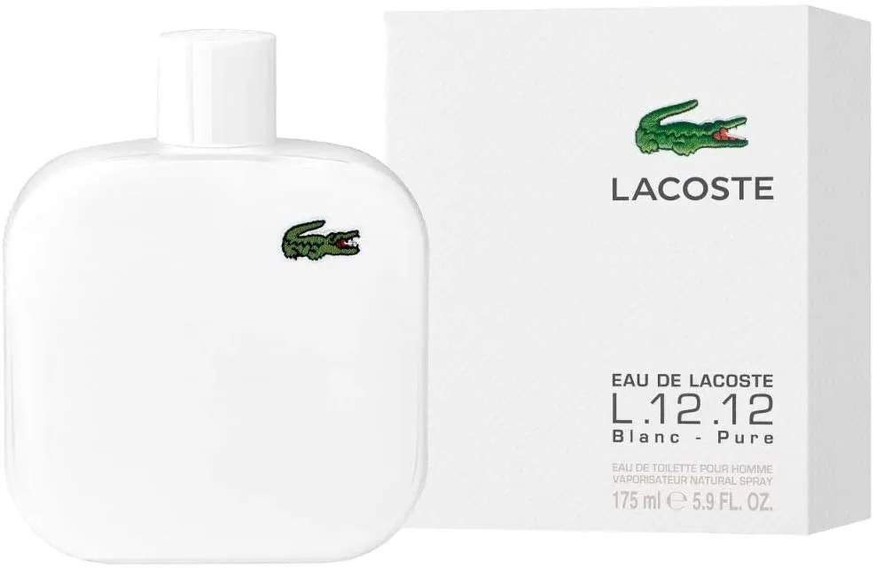 Lacoste Eau De Lacoste L.12.12 Blanc for Men, 5.9 oz EDT Spray.