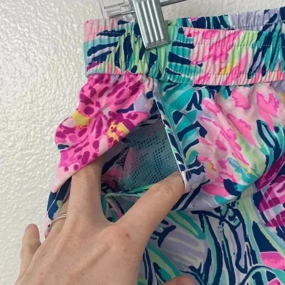 Lilly Pulitzer M Luxletic 4&quot; Ocean Trail Short In Pink