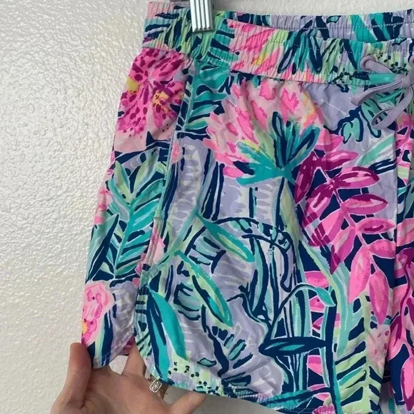 Lilly Pulitzer M Luxletic 4&quot; Ocean Trail Short In Pink