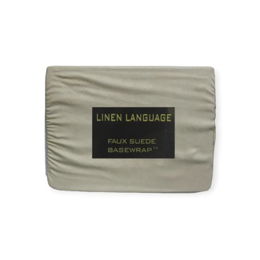 Linen Language Faux Suede Basewrap Beige