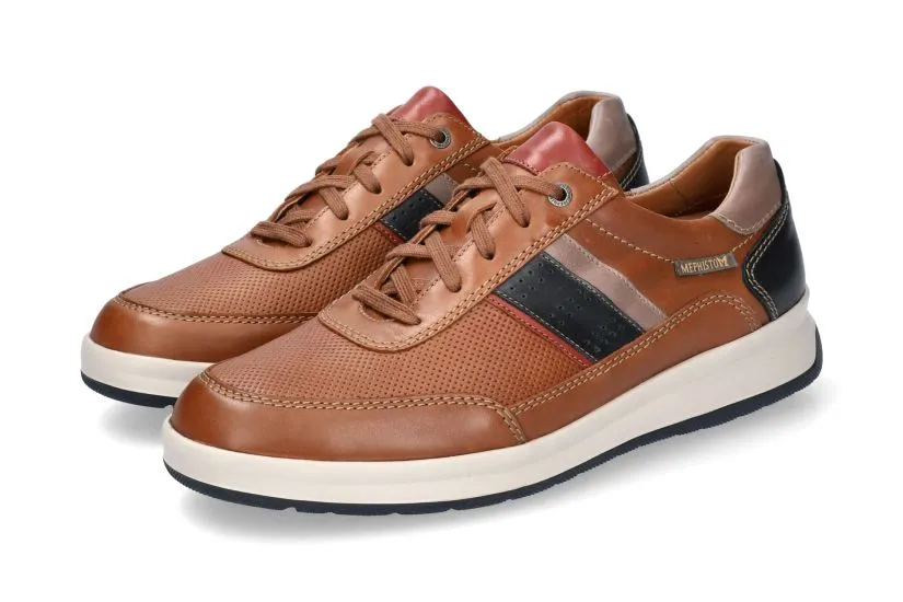 'Luke' men's lace-up sneaker - brown