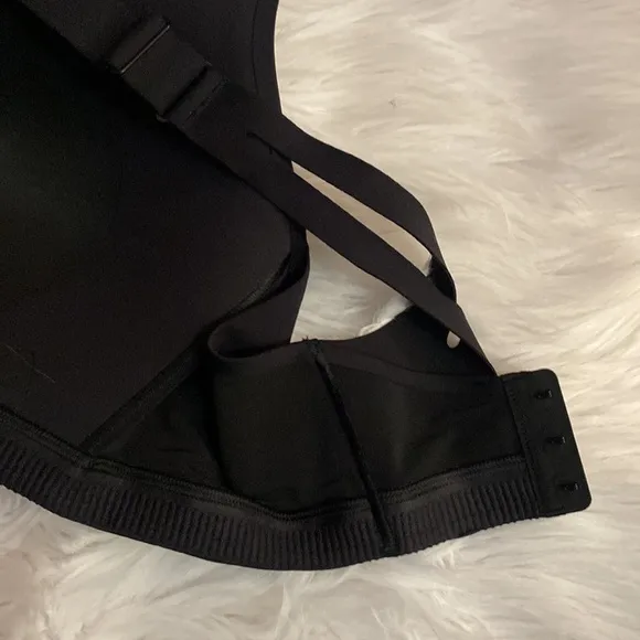 Lululemon AirSupport Bra *High Support, C-DDD Cups, Black / Asphalt, 38DD