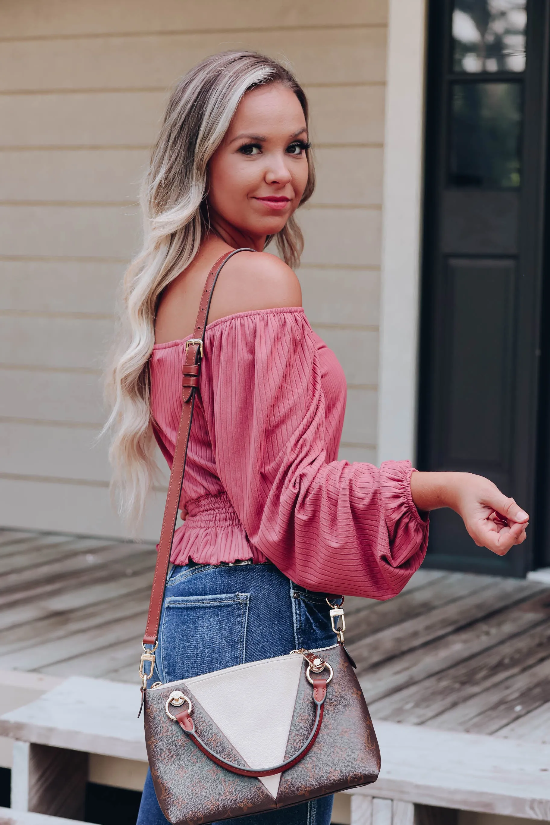 Mauve Over Crop Top