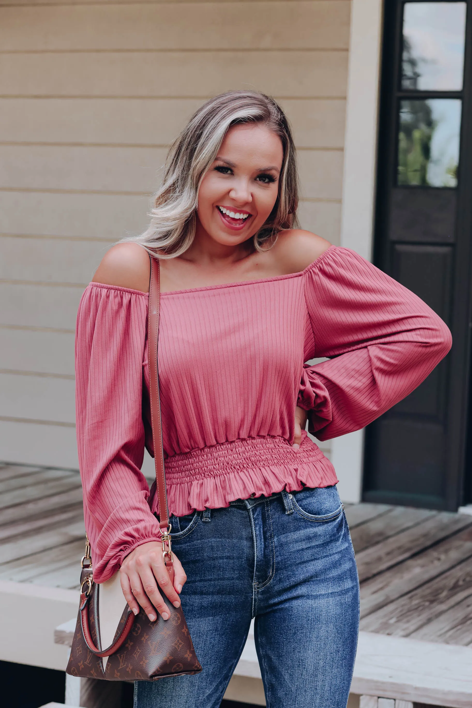 Mauve Over Crop Top